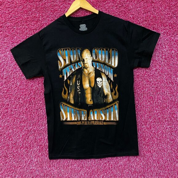 WWE Stone Cold Steve Austen Texas Venom T-Shirt Medium - Picture 3 of 5